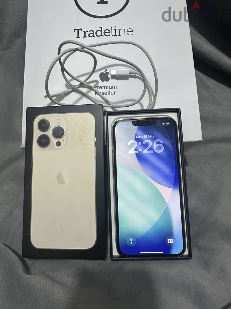 iPhone 13 Pro with box &cable (like new) 1