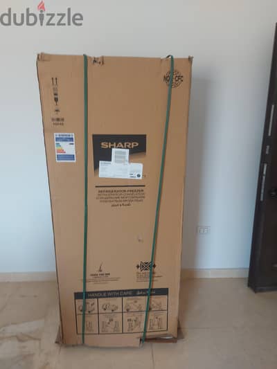 SHARP Refrigerator 396 Liter No Frost Black SJ-48C(ST)