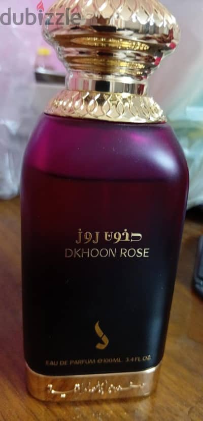 برفان Dkhoon Rose إماراتي أصلي – استعمال خفيف جدًا