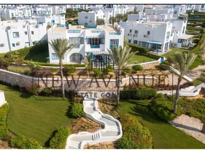 Ground Chalet with garden sea view with installments delivery 1 year For sale in mountain view ras el hekma ,best price in the market