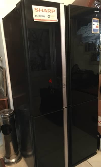 ثلاجه شارب نوفروست ٦٠٠ لتر موديل sj-fs85v