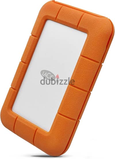 LaCie Rugged Thunderbolt USB-C 5TB Grey and Yellow External Hard Dri