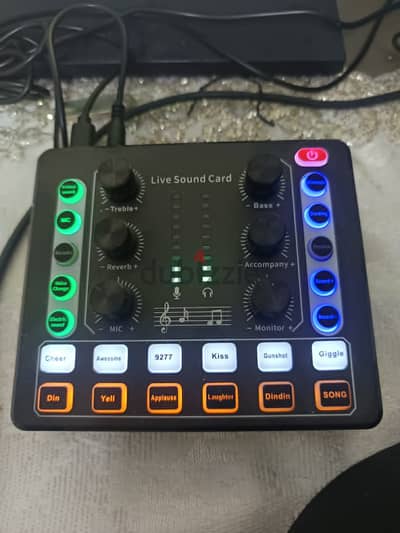 كارت صوت Live Sound Card احترافي للبث المباشر والجيمينج وصناعة المحتوى