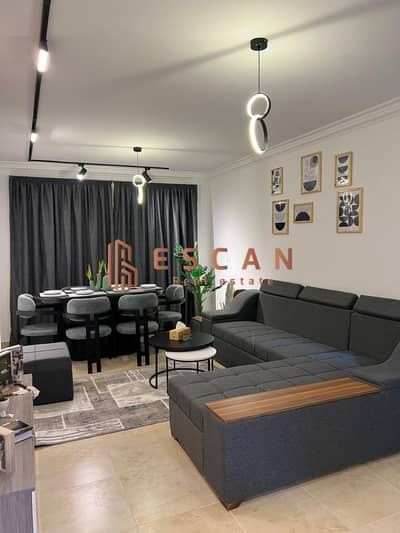 Furnished apartment for rent in Madinaty B12, prime location near services, modern furnishings