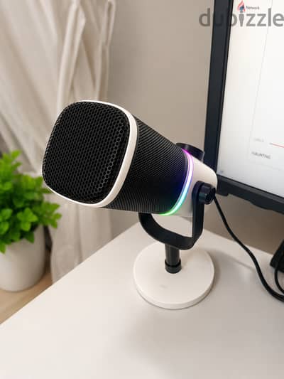 RGB Gaming Microphone مايك احترافي بصوت نقي وإضاءة RGB مميزة للجيمينج