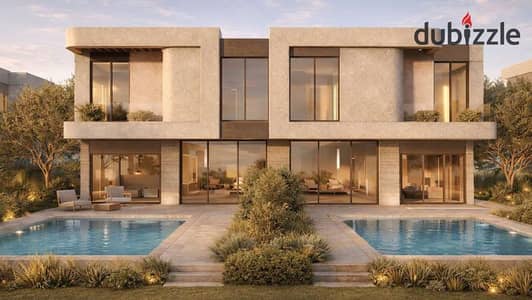 Fully finished twin house villa for sale in the heart of Sheikh Zayed, next to Beverly Hills Sheikh Zayed, in The Hillside Compound –  the Hillage