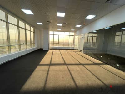 Unique office headquarters 360m panorama air-conditioned for rent in the best administrative building in the Fifth Settlement