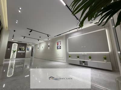 The finest apartment with an open view, hotel finish for sale in Al-Ahram Gardens, 160 meters, excellent condition