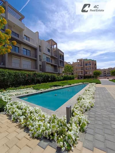 افضل تقسيمه وافضل سعر في الماركت شقة 2 نوم علي فيو land scape في كومباند فيفث اسكوير المراسم التجمع الخامس القاهرة الجديدة