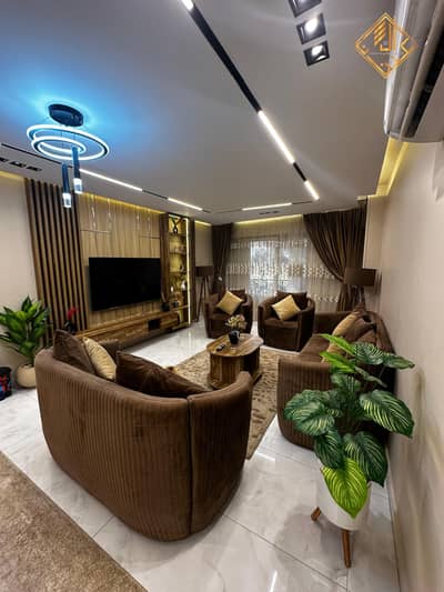 شقة للايجار في المهندسين_ تفرعات ميدان لبنان_ فرش فندقي تشطيب الترا سوبر لوكس