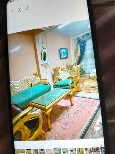 شقه مفروشه للايجار حدائق المعادي شارع فرج يوسف تتكون من اثنين غرفه نوم وريسبشن وحمام ومطبخ بها تكييف دور اول فوق الارضي