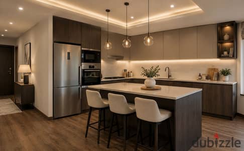 3-bedroom apartment for 600,000 upfront and installment over 6 years for sale in October near the axes and services