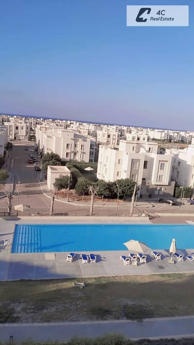 بسعر العقد القديم توين هاوس ريسيل 340م فوري Amwaj الساحل الشمالي Full Sea View بتقسيمه مميزة جاهز للمعاينه و السكن