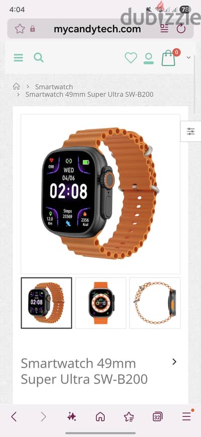 Smartwatch 49mm Super Ultra