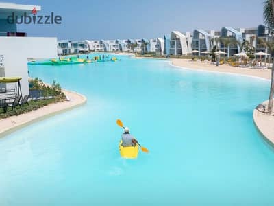 شقة متشطبة بالكامل بخدمات فندقية في فوكا باي  بفيو بانورامي علي اللاجون - راس الحكمة -  Tatweer Misr الساحل الشمالي