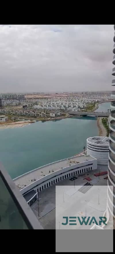 شاليه أبراج العالمين متشطب بالكامل سي فيو للوكيشن تحفه ٢ غرفه و ٢ حمام مطبخ اميريكن