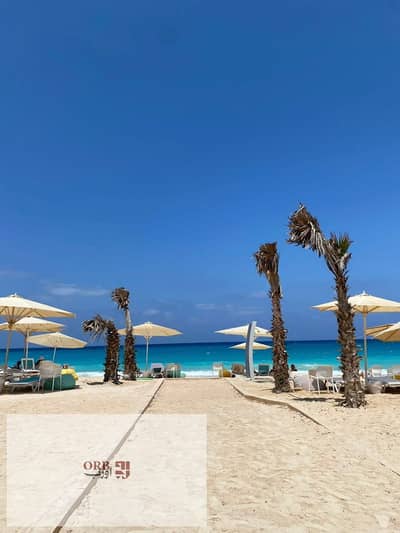 شاليه أرضي Mountain View Ras El Hekma 132م + جاردن 108م 3 غرف Direct Pool مفروش بالكامل موقع مميز فرصة قوية للسكن أو الاستثمار بالساحل الشمالي.