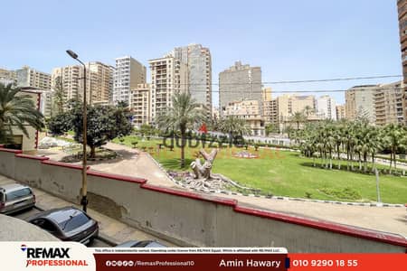 فيو مفتوح علي قصر المرغني شقة للايجار 225 م سابا باشا