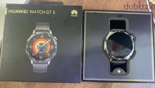 Huawei Watch GT 5 Smart Watch, 46 Millimeter Black