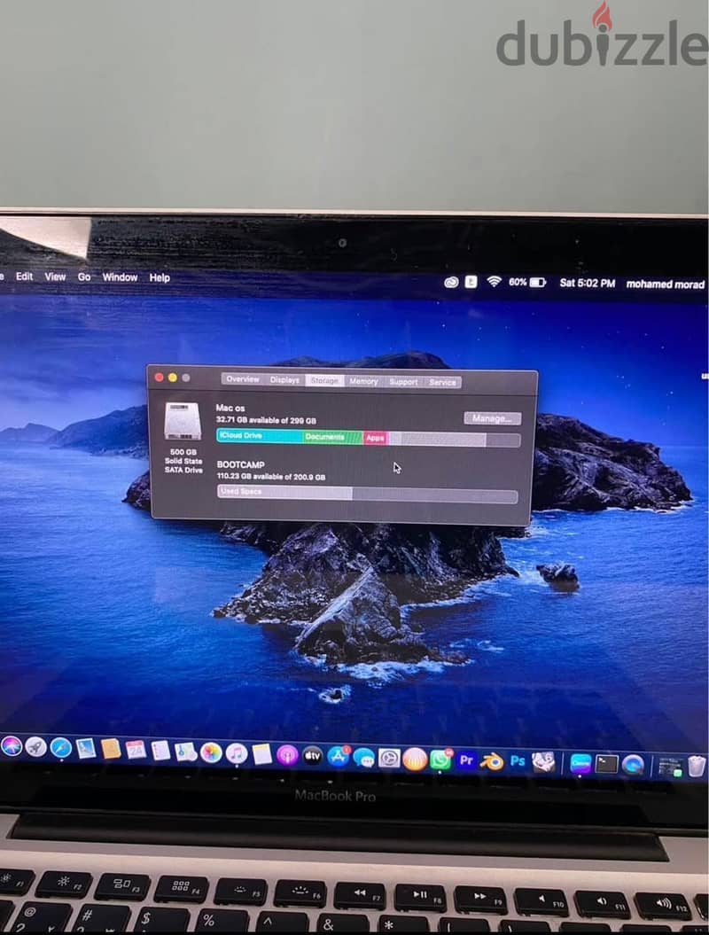Mac book pro 2012 with Box 3