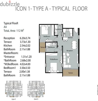 Apartment for sale in icon residence 2 شقه للبيع في ايكون