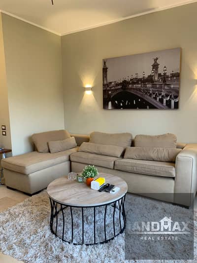 HOTEL 1 BEDROOM STUDIO FOR RENT IN Village Gate Palm Hills NEW CAIRO 5 MINS FROM AUC - LUXURY LIVING MODERN FURNITURE