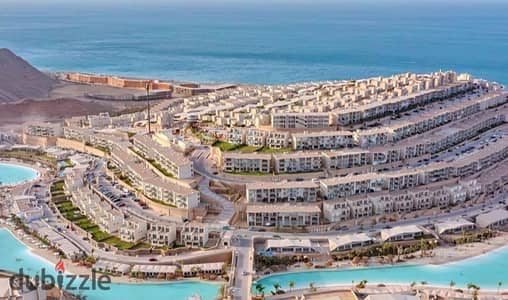 شاليه متشطب بالتكييفات بفيو مفتوح على البحر فى المونت جلالة دقائق من بورتو السخنة IL Monte Galala