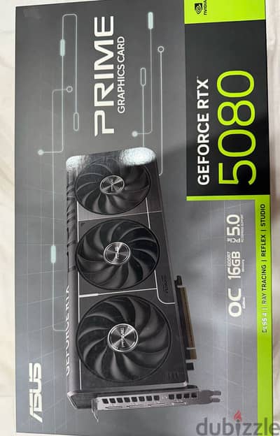 ASUS PRIME GeForce RTX 5080 16GB GDDR7 OC Edition - New & Sealed