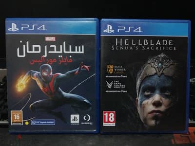 Spiderman miles morales عربي Hellblade عربي
