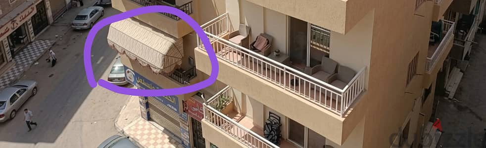 تنده عرض 370سم