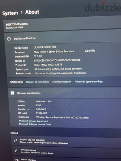 Amd Ryzen 7 full pc