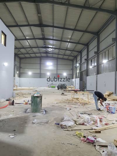 Factory for rent in the Fifth Settlement, industrial area, land area 1100 square meters, helicopter floors, area of the helicopter 700 square meters