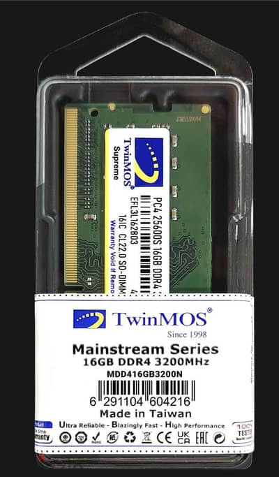 TwinMOS 16gb  3200MHz DDR4 SO-DIMM for Laptop