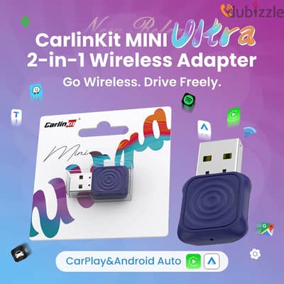 محول CarPlay اللاسلكي MINI 5 Pro/Mini Ultra CarlinKit Android Auto