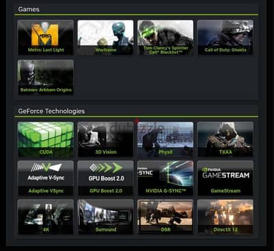 كارت شاشة Nvidia GTX 750 ti