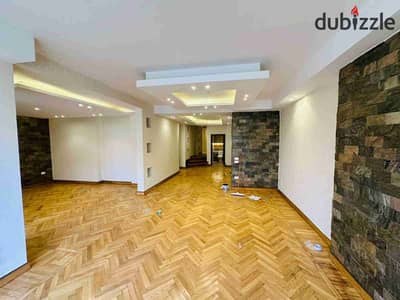 Office for rent in the best locations of Heliopolis, super lux finishing, modern building, close to Nasr City and Sheraton, main Al-Oruba street, administrative license with all services nearby