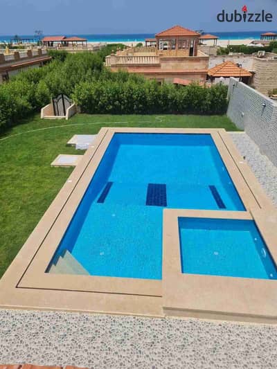 Independent villa for rent, third row from the sea, for rent in Shaty Al-Shorouk village, kilometer 41, North Coast