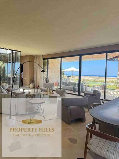 Villa with a lagoon and direct sea view, ready for immediate occupancy within one week of signing the contract from Cali coast