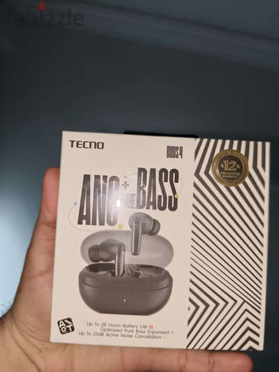 Tecno Buds 4 New Sealed