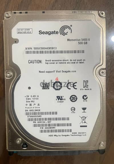 Hard 500 GB Seagate
