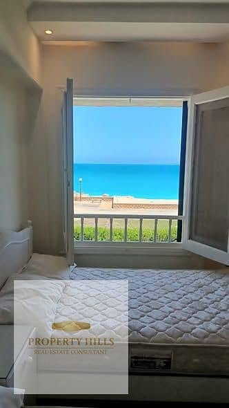 With a down payment of 1.8 million EGP, a 2-bedroom chalet is available for immediate occupancy, fully finished with air conditioning, in Azha, Ain So