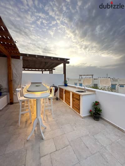 Luxury Penthouse for Rent in Bianchi – Sidi Abdelrahman | Rooftop & Sea View