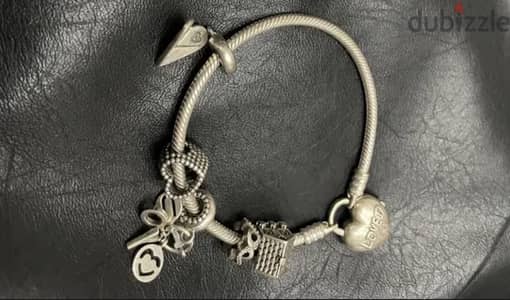 Pandora Bracelet + 5 Charms