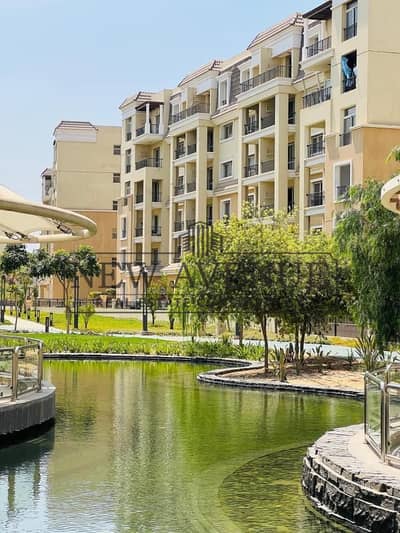 the best price for apartment 2 bedrooms with installments ready to move very prime location open view in compound sarai