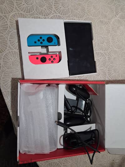 Nintendo switch OLED model - used + lego star wars and FC24