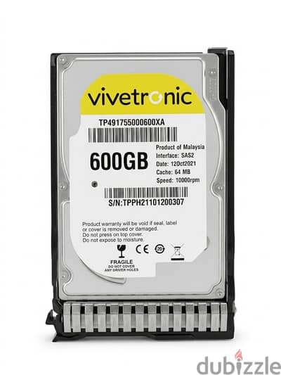 عدد 3 هاردSAS 600GB