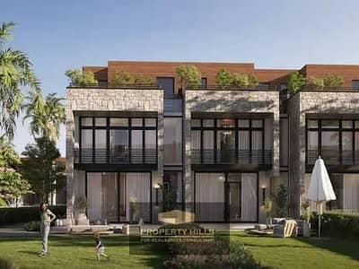 Townhouse prime location with a view of the landscape directly on the Al-Wahat Road in the Belong compound from Centrada