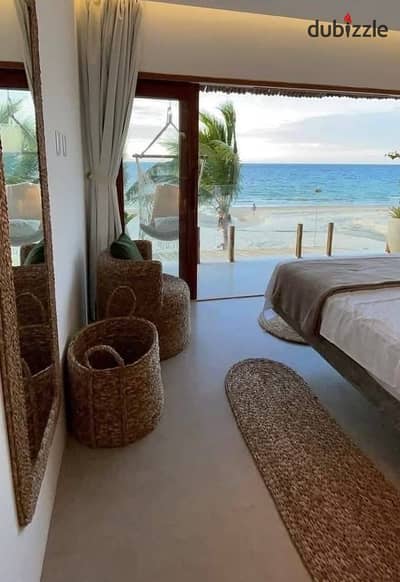 prime view chalet with pent house fully finished with ac's and kitchen cabinets for sale in solare ras elhakma overlooking sea