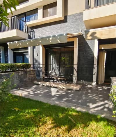 Exclusive Ground Apartment 235m With Private Garden 91m Very Rare Type with High Rental ROI Premium Finishing for Sale in Waterway 1 Furnished