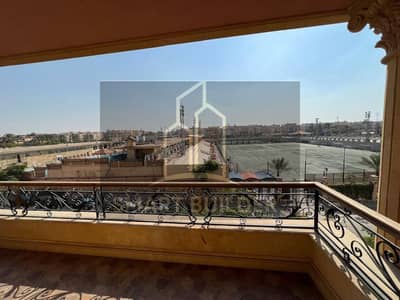 Apartment for sale inside Al Nakheel Compound direct view of Wadi Degla Club 2nd floor area 255 meters ultra-super-luxury finishing excellent location sale includes kitchen and central air conditioning